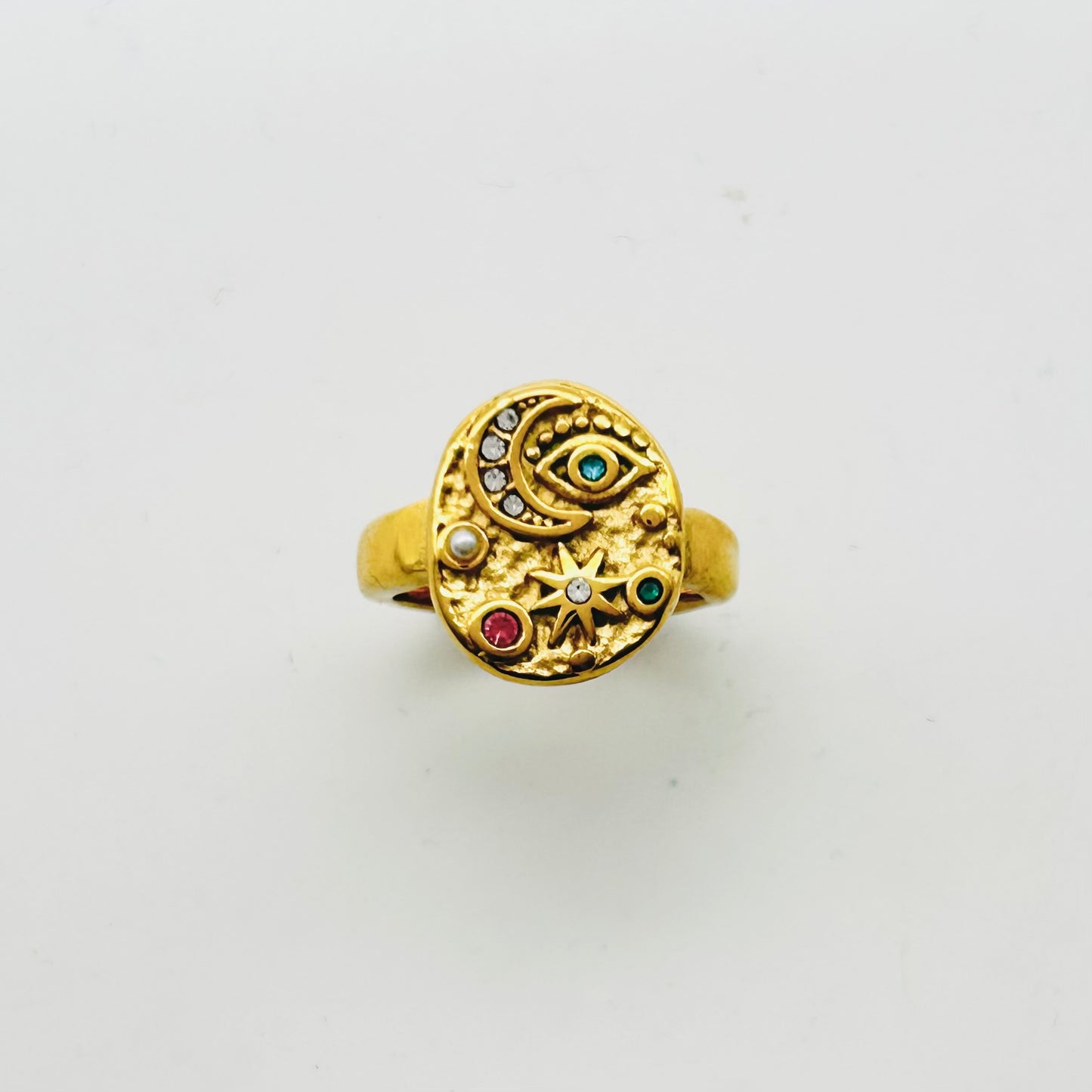 Anillo Luna y Estrella