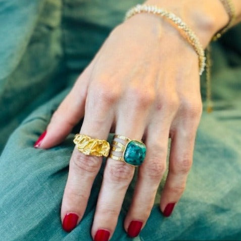Anillo Turquesa Africana