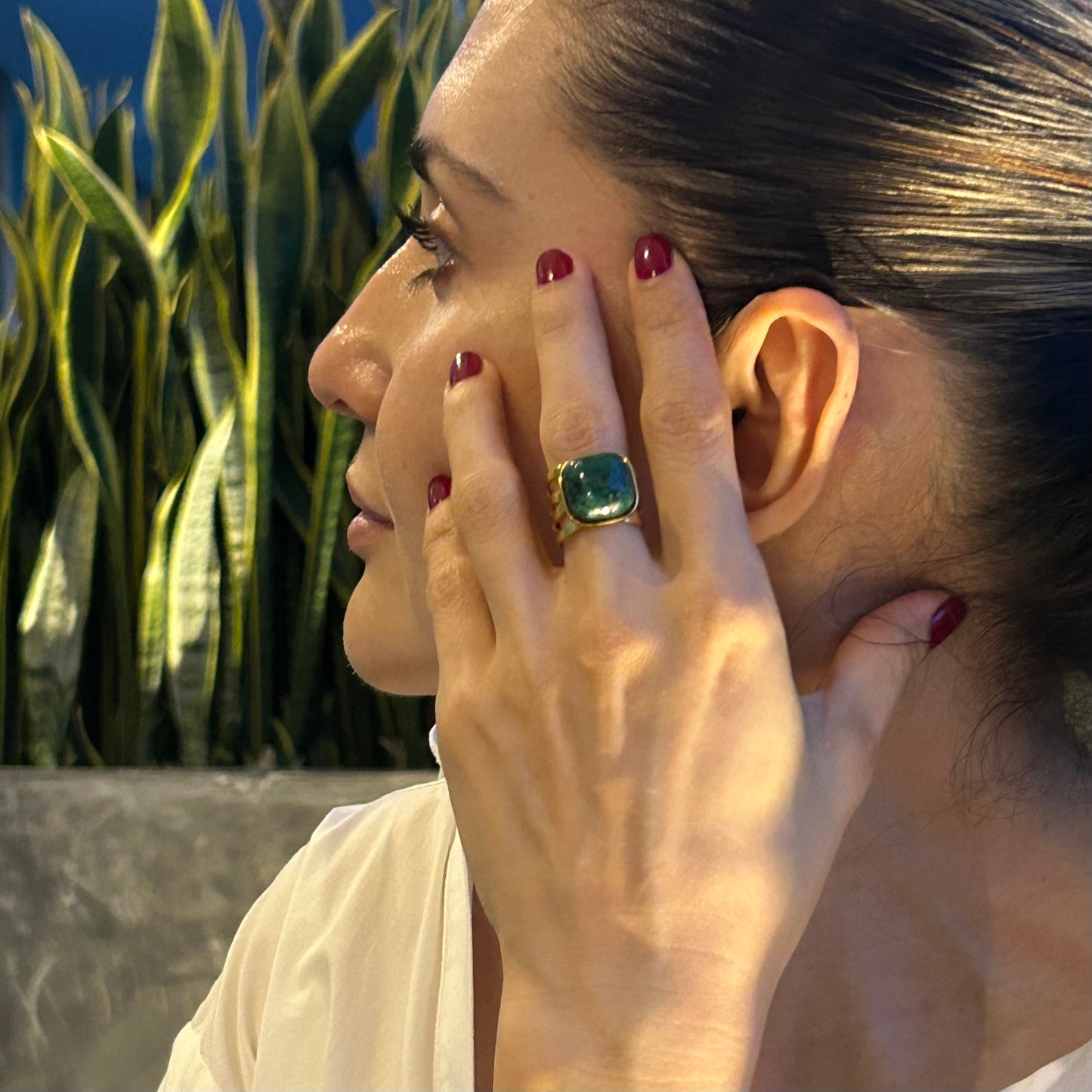 Anillo Turquesa Africana