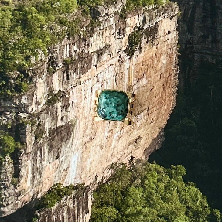 Anillo Turquesa Africana