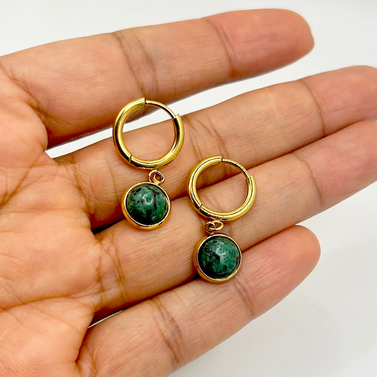 Aretes Turquesa Africana