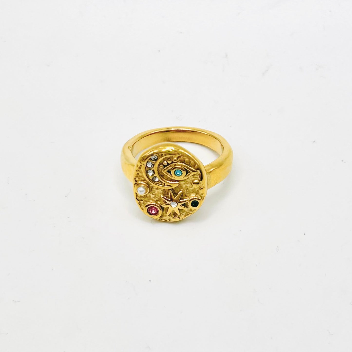 Anillo Luna y Estrella